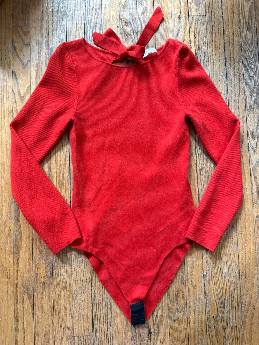 Sezane Eleonora Bodysuit- Red XXL